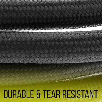 Master Airbrush 6' Braided Hose with Paasche & 1/4 Fitting Ends