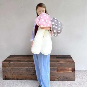 Hofun4U Mushroom Plush Pillow - Cute, Cozy Comfort