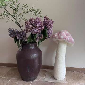 Hofun4U Mushroom Plush Pillow - Cute, Cozy Comfort