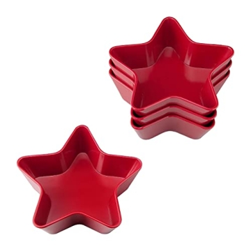 Patriotic Star Melamine Bowls for Holidays & Parties