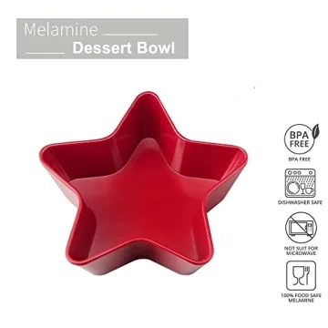 Patriotic Star Melamine Bowls for Holidays & Parties