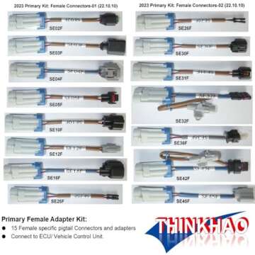 THINKHAO Control Valve Tester - Variable Displacement Compressor System & Electronic Control Valve Diagnoser - Auto AC Technician's Must-Have AC Tester Tool