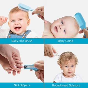 Baby Healthcare and Grooming Kit 18 in 1 with Electric Nail Trimmer