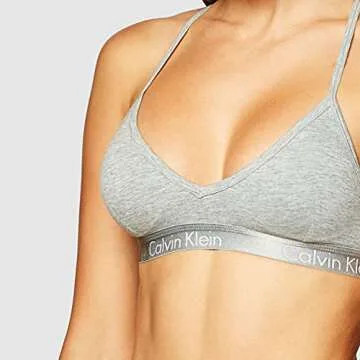 Calvin Klein Motive Cotton Lightly Lined Bralette
