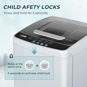 Compact Euhomy 1.03cu.ft Portable Washer