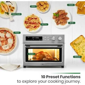Infrared Air Fryer Toaster Oven - 10-in-1 Combo