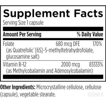 Ultra B12 + Methyl Folate - Energy & Mood Support