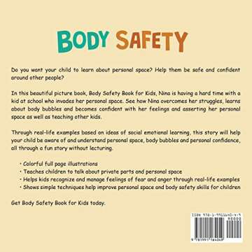 Body Safety Book for Kids: A Children’s Picture Book about Personal Space, Body Bubbles, Safe Touc...