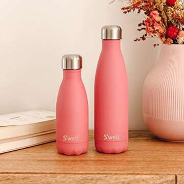 S'well Stainless Steel Water Bottle - 25 Fl Oz - Coral Reef - Triple-Layered Vacuum-Insulated Containers Keeps Drinks Cold for 48 Hours and Hot for 24 - with No Condensation - BPA-Free