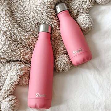 S'well Stainless Steel Water Bottle - 25 Fl Oz - Coral Reef - Triple-Layered Vacuum-Insulated Containers Keeps Drinks Cold for 48 Hours and Hot for 24 - with No Condensation - BPA-Free