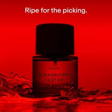 PHLUR Strawberry Letter Eau de Parfum - Full Size Perfume Spray for Women & Men - Strawberry Gourman...