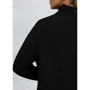 Stylish KIRUNDO Women’s Turtleneck Sweater for Fall