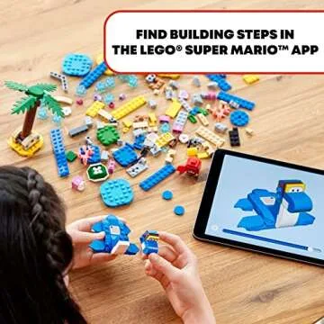 LEGO Super Mario Dorrie’s Beachfront Expansion Set 71398 Building Kit; Collectible Toy for Kids Aged 6 and up (229 Pieces)