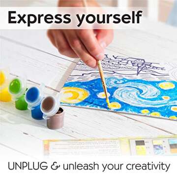 Faber-Castell Paint by Number Museum Series - Vincent Van Gogh, The Starry Night - Paint by Numbers ...