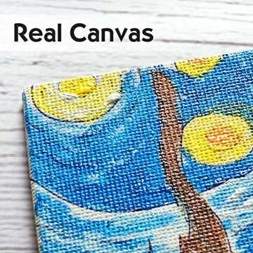 Faber-Castell Paint by Number Museum Series - Vincent Van Gogh, The Starry Night - Paint by Numbers for Adult Beginners & Young Artists (Packaging May Vary)