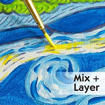 Faber-Castell Paint by Number Museum Series - Vincent Van Gogh, The Starry Night - Paint by Numbers for Adult Beginners & Young Artists (Packaging May Vary)