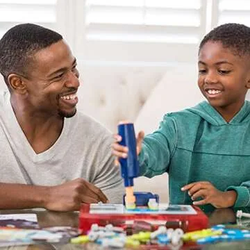 Educational Insights Design & Drill Space Circuits, Beginning Circuit Building Science Kit, STEM Toy, 52 Assorted Pieces with Kid-Friendly Power Drill & 20 Challenges for Kids Boys & Girls, Ages 5+