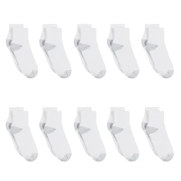 Hanes Women's Soft Moisture-Wicking Ankle Socks