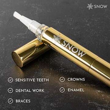 Snow Teeth Whitening Pen for At Home Use - Extra Strength Wand