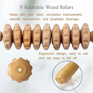 Wood Therapy Massage Roller for Body Shaping Relief