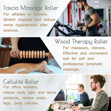 Wood Therapy Massage Roller for Body Shaping Relief