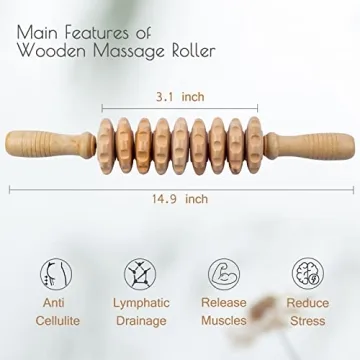 Wood Therapy Massage Roller for Body Shaping Relief