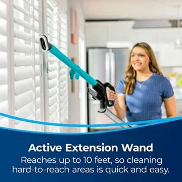 Bissell CleanView Rewind Upright Bagless Vacuum with Automatic Cord Rewind & Active Wand, 3534