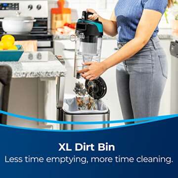 Bissell CleanView Rewind Upright Bagless Vacuum with Automatic Cord Rewind & Active Wand, 3534