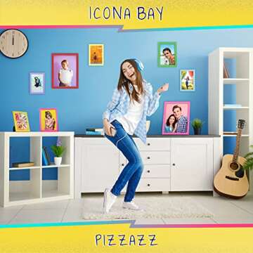 Icona Bay 4x6 Picture Frame, Pastel Pink Colored Solid Wood Scandinavian Style Frame for Photo, Pizzazz Collection