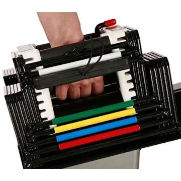 Adjustable PowerBlock Dumbbells, 5 to 50 Pounds Each