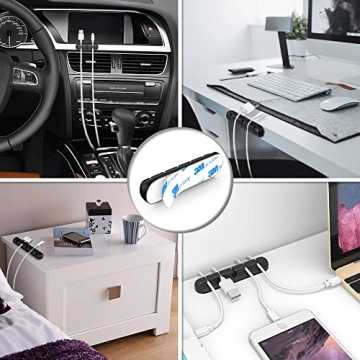 Baskiss Cable Clips - Essential Cord Management Organizers