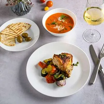 Gibson Home Ultra 18 Piece Chip Resistant Dinnerware Set