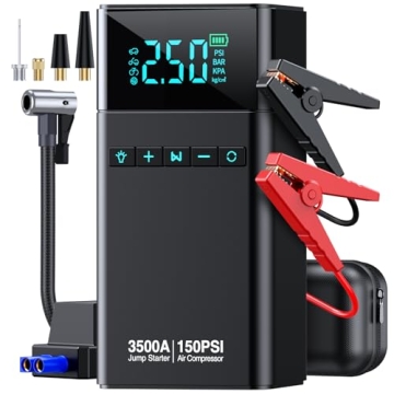 CZKBG 3500A Jump Starter & Air Compressor