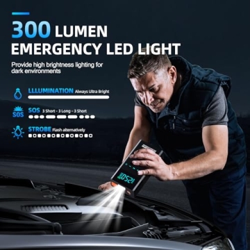 CZKBG 3500A Jump Starter & Air Compressor