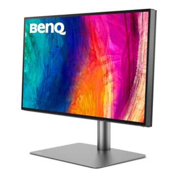 BenQ PD2725U Thunderbolt 3 Monitor for Macbook 27" 4K UHD | 100% Rec.709 & sRGB,95% P3 | IPS | Delta...