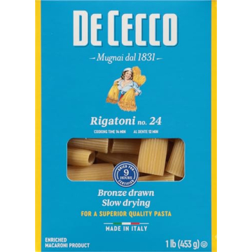 De Cecco Rigatoni Pasta 16 Oz Premium Italian Quality