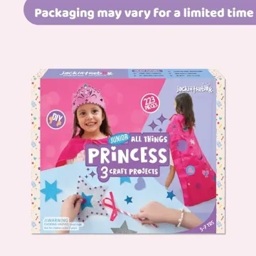jackinthebox Princess Arts and Crafts Kit for Girls 5-8