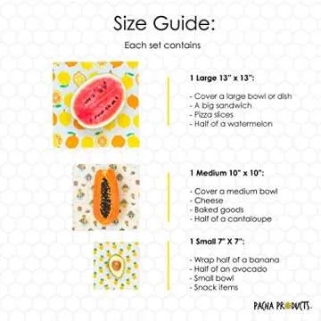 Eco-Friendly Beeswax Food Wraps Set - Sustainable Solution