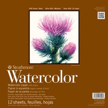 Strathmore Watercolor Paper Pad 12"x12" - Quality for All Artists