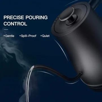 Ulalov Electric Gooseneck Kettle Fast Boiling for Coffee Tea