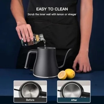 Ulalov Electric Gooseneck Kettle Fast Boiling for Coffee Tea