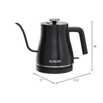 Ulalov Electric Gooseneck Kettle Fast Boiling for Coffee Tea