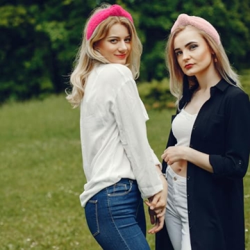 Stylish BEGOOD Knotted Headbands 2Pcs for Women - Pink