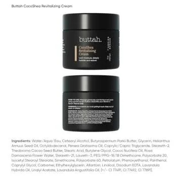 Buttah Skin CocoShea Revitalizing Cream 2oz - Natural & Organic African Shea & Cocoa Butter - Best F...