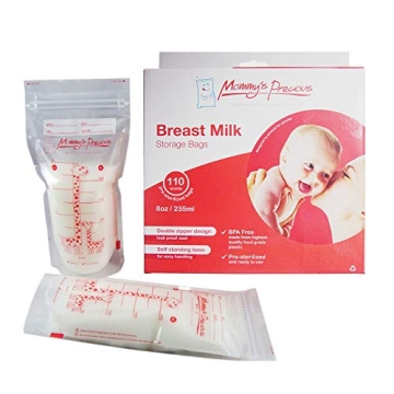 8 Oz Breastmilk Storage Bags - Leak Proof & BPA Free