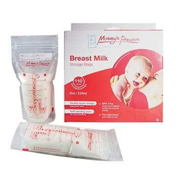 8 Oz Breastmilk Storage Bags - Leak Proof & BPA Free