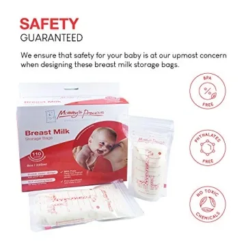 8 Oz Breastmilk Storage Bags - Leak Proof & BPA Free