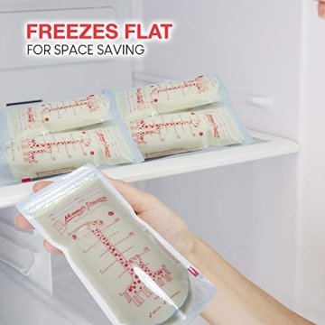 8 Oz Breastmilk Storage Bags - Leak Proof & BPA Free