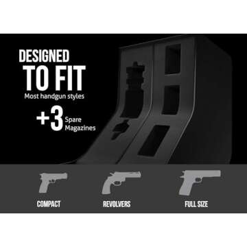 VAULTEK Modular Pistol Rack - Secure and Flexible Handgun Storage Solution