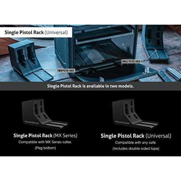 VAULTEK Modular Pistol Rack for Secure Handgun Storage